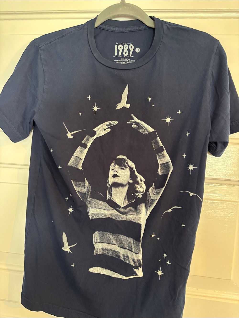 Taylor Swift Navy 1989 Graphic Short Sleeve Tee
